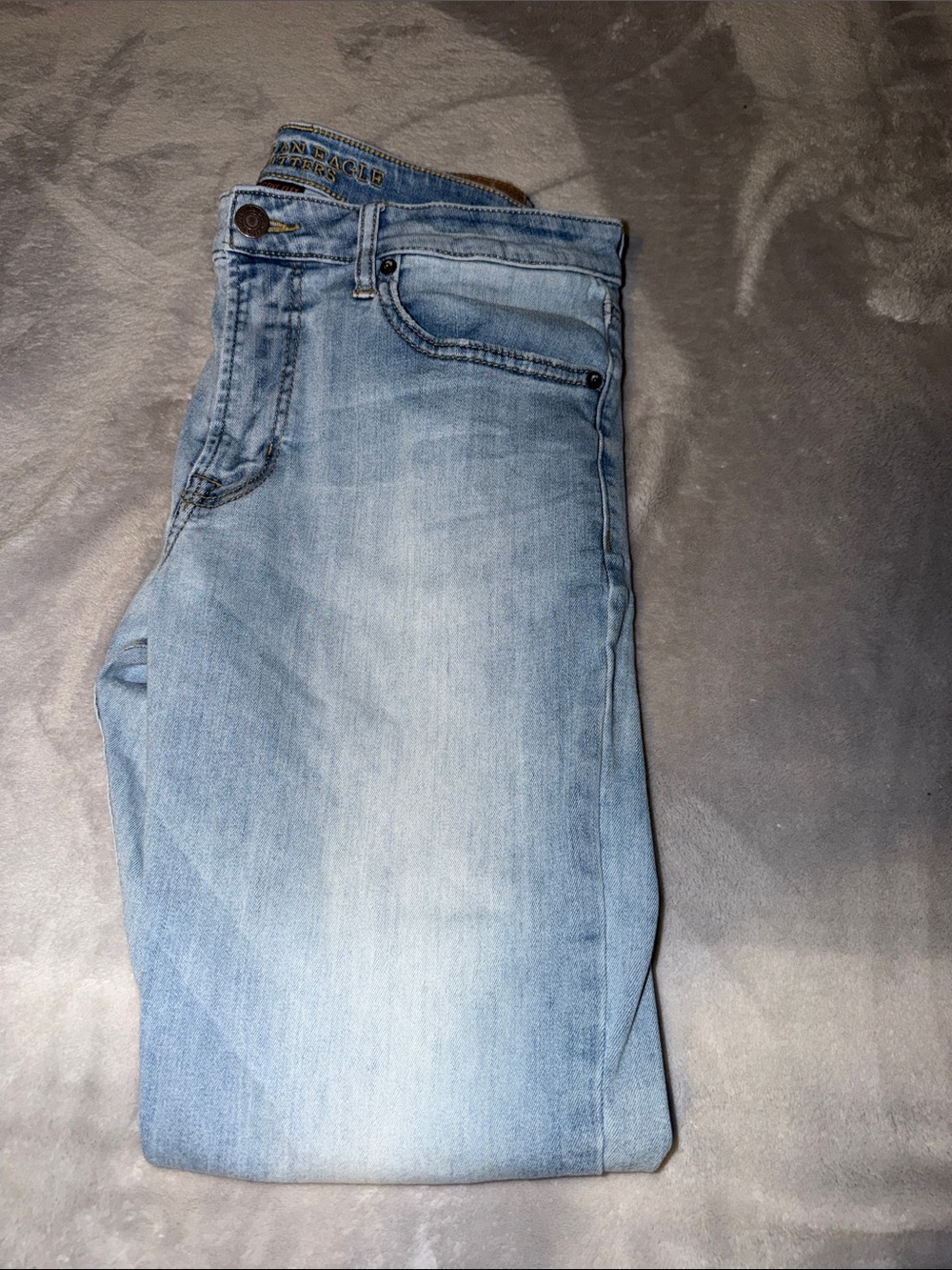 American Eagle Outfitters Light Blue Slim Straight Jeans